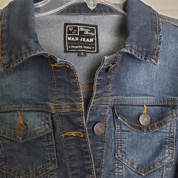 Wax Jean Women's Denim Jacket Size Small - Picture 2 of 8